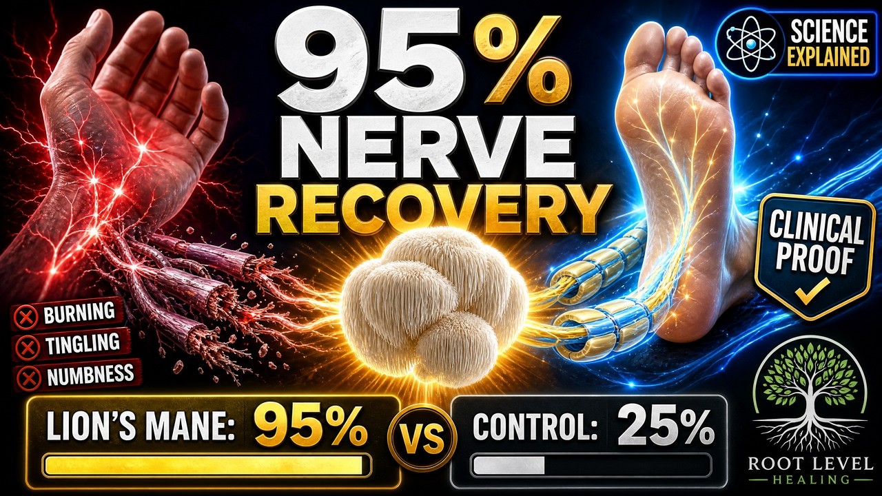 Lion's Mane Mushroom for Neuropathy: The Science of Peripheral Nerve Repair | Myelin Sheath Healing Video