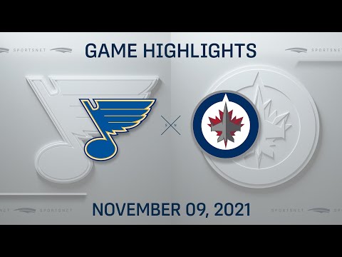 NHL Highlights| Blues vs. Jets - Nov 9, 2021
