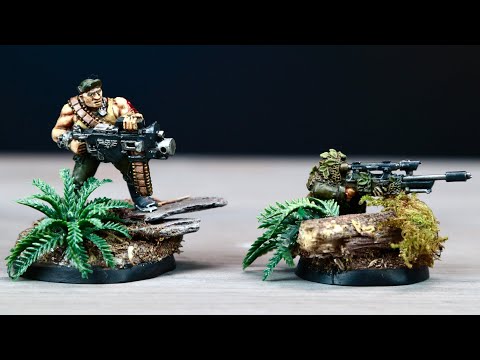 Warhammer 40k Jungle Bases