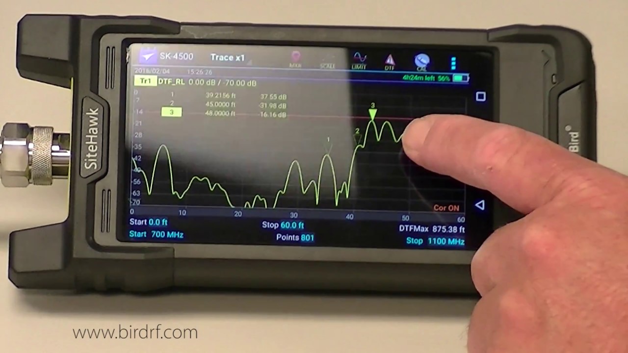 Distance to Fault Test using the Bird SiteHawk