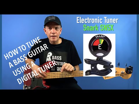 HOW TO TUNE A BASS GUITAR USING A DIGITAL TUNER