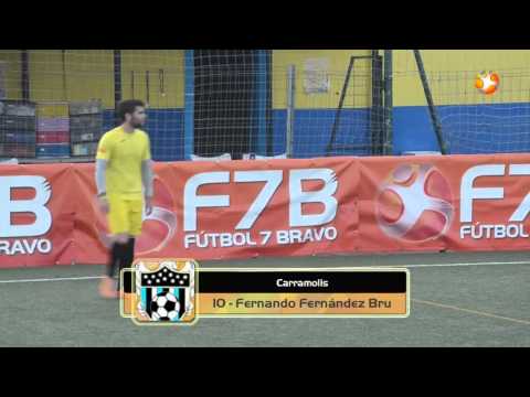 Fútbol 7 Bravo. Segunda GI. Jornada 23. Carramolis 7 - 2 Rock F7