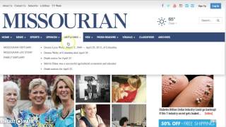 Missourian Redesign: Obituaries and Life Stories