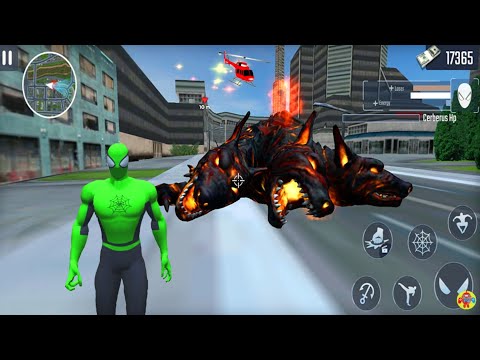 Spider Rope Hero Gangstar NY City #53 - Three Head Monster Boss - Android Gameplay