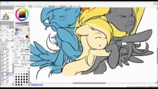 Cutie Art Crusaders - Friendship is suffocating [time lapse video]