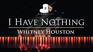 Download lagu Whitney Houston - I Have Nothing - Piano Karaoke / Sing Along Cover with Lyrics mp3