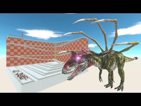 ESCAPE FROM ALIEN CRYOLOPHOSAURUS #1- Animal Revolt Battle Simulator
