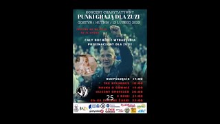 Koncert charytatywny „Punki grają dla Zuzi” – patronat kampanii „Muzyka Przeciwko Rasizmowi”, Gostyń, 12.02.2022.