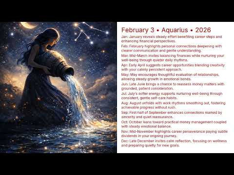 February 3 Birthday Horoscope 2026 | Aquarius Astrology Forecast