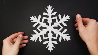 How to make a snowflake out of paper ❄ Paper snowflake - EASY DIY