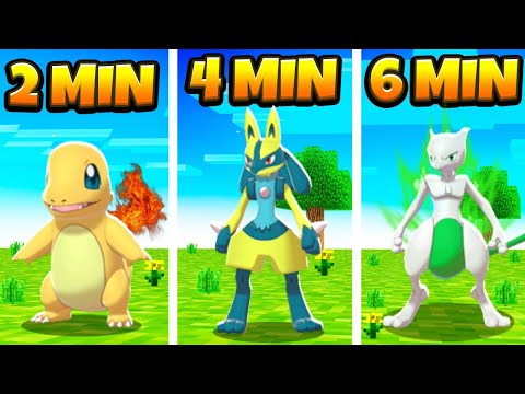 MINECRAFT MAS A CADA 2 MIN EU VIRO UM POKEMON DIFERENTE - POKEMON GO | Cris |