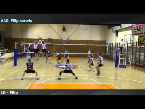 Michal FILIP - serve (Highlights Mloda Liga)