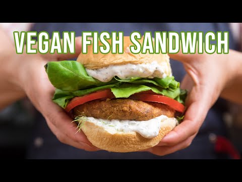 Soy Free Vegan Fish Sandwich Recipe + Vegan Tartar Sauce (Oil Free Option)