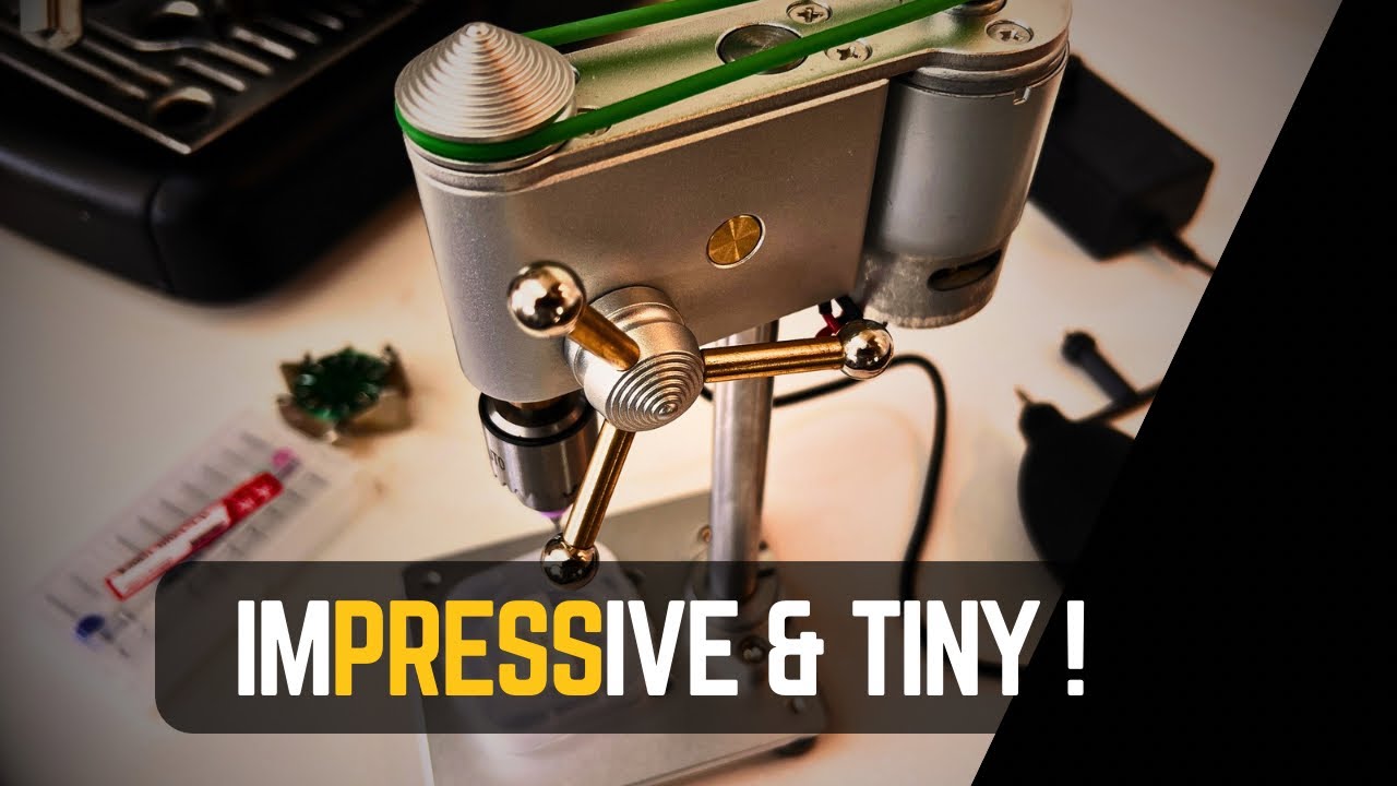 THE TINIEST BENCH DRILL YOU HAVE EVER SEEN? - mini precision drill press.