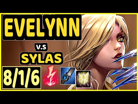 SELFMADE (EVELYNN) vs SYLAS - 8/1/6 KDA JUNGLE CHALLENGER GAMEPLAY - EUW