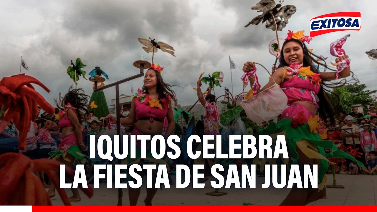 🔴🔵 Iquitos celebra la fiesta de San Juan en su zona urbana turística