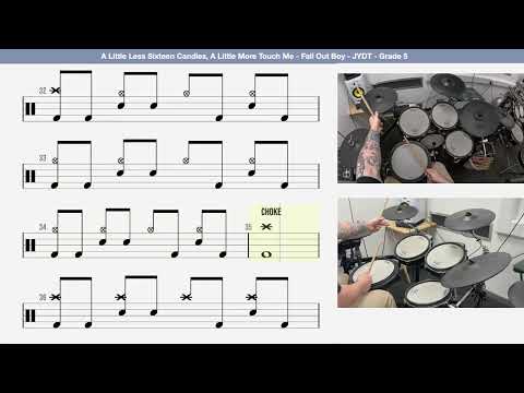 🥁 How To Play - A Little Less Sixteen Candles  Fall Out Boy   JYDT   Grade 5