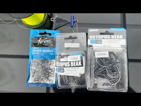 TWIN HOOK SNELL RIG / Easy and right way / Live and dead bait for MULLOWAY / JEWFISH.