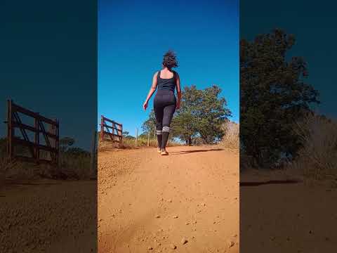 Caminhada sertaneja Comunidade Santa Rita município Vianópolis Goiás Brasil