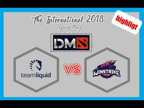 Team Liquid VS Winstrike Team || TI8 Group Stage Day 3 Dota 2 Highlight