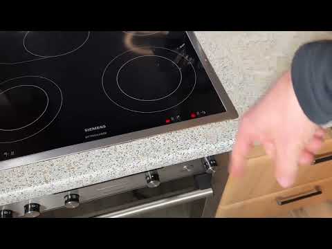 Siemens Extraklasse WEQ351EK02 Herd Ceran Set (Einbau-Herd-Set) Bedienungsanleitung