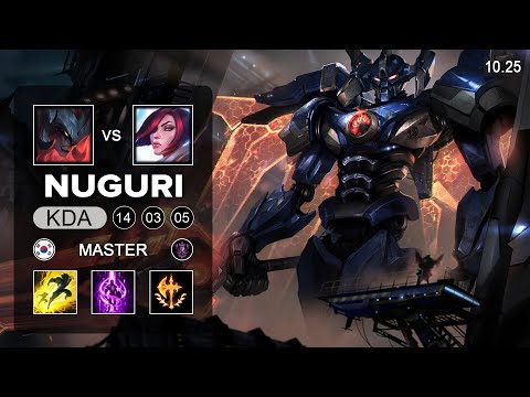 Nuguri Aatrox Top vs Fiora - KR Master Patch 10.25