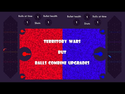 Territory wars, but ball combine upgrades to create unique gun. Algodoolike marble race in unity