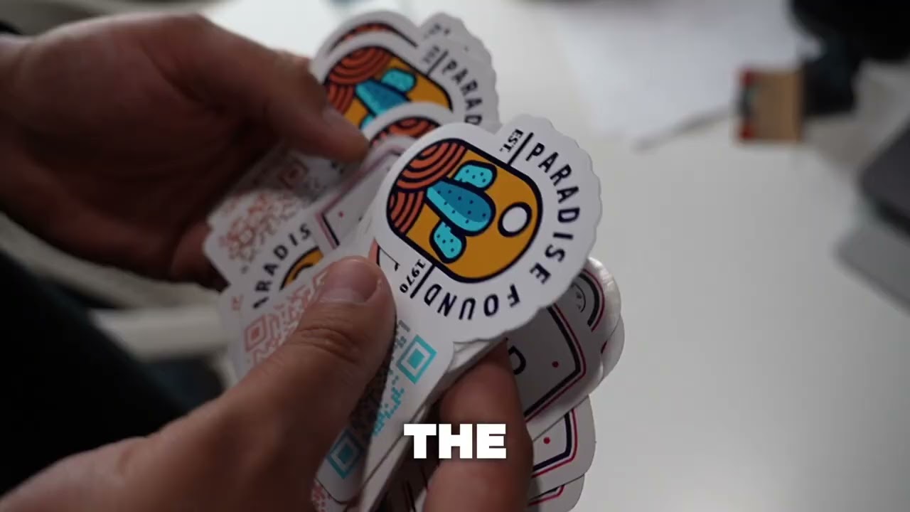 Custom QR Code stickers