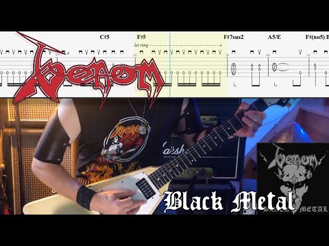 Black Metal - Venom | TAB | Cover | Tutorial