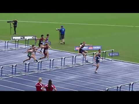 Ht3. 100m Hurdles U15yrs Men, Australian Athletics Championships, Sydney 27/03/2022