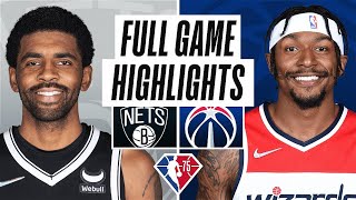 Brooklyn Nets vs. Washington Wizards Full Game Highlights | Jan 19 | 2022 NBA Season
