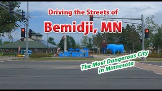 Streets of Bemidji MN   Most Dangerous City in Minnesota