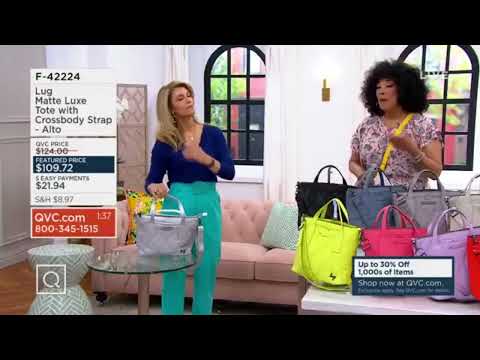 Lug Matte Luxe Tote with Crossbody Strap - Alto earlier today