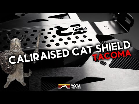 Cali Raised Tacoma Catalytic Converter Shield Installation