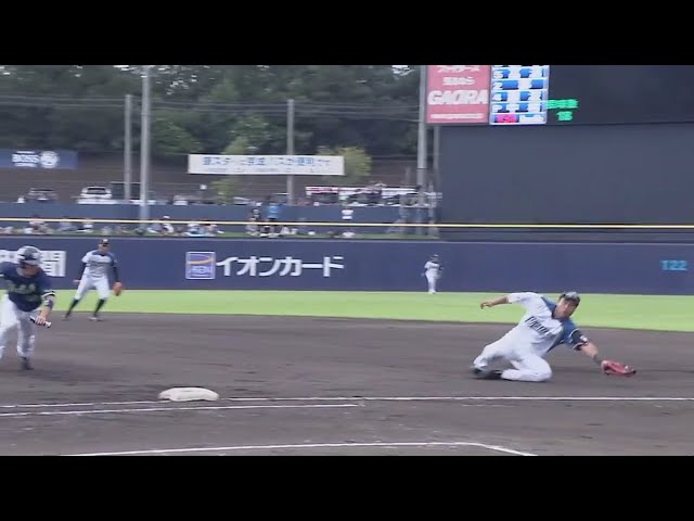 【ファーム】ファイターズ・森本 驚異の反射神経でナイスキャッチ!! 2018/9/23 F-S(ファーム)