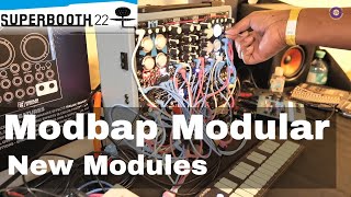 Video thumbnail for Superbooth 22: Modbap Modular - Per4mer, Osiris And Transit by sonicstate