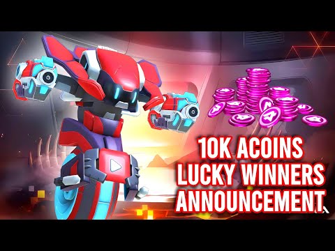 10,000 Acoins Giveaway #26 - Winners Announcement - Mech Arena