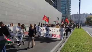 Extracto informativo 15-10-25 jornada de lucha en solidaridad con el pueblo palestino