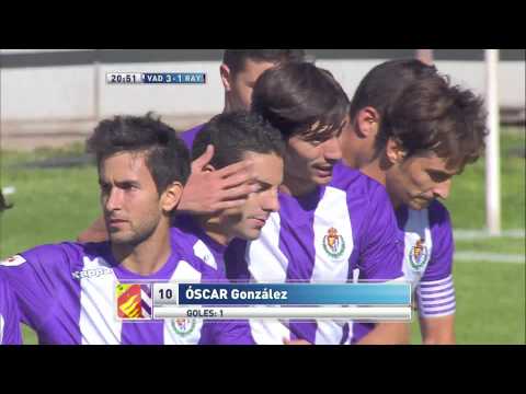Gol de Óscar (3-1) en el Real Valladolid - Rayo Vallecano Jornada 6