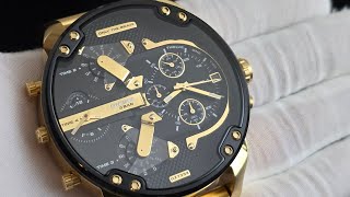 Diesel "DZ7333" Mr. Daddy 2.0, Chronograph Watch with 4 Time Zones | Unboxing and Quick Look