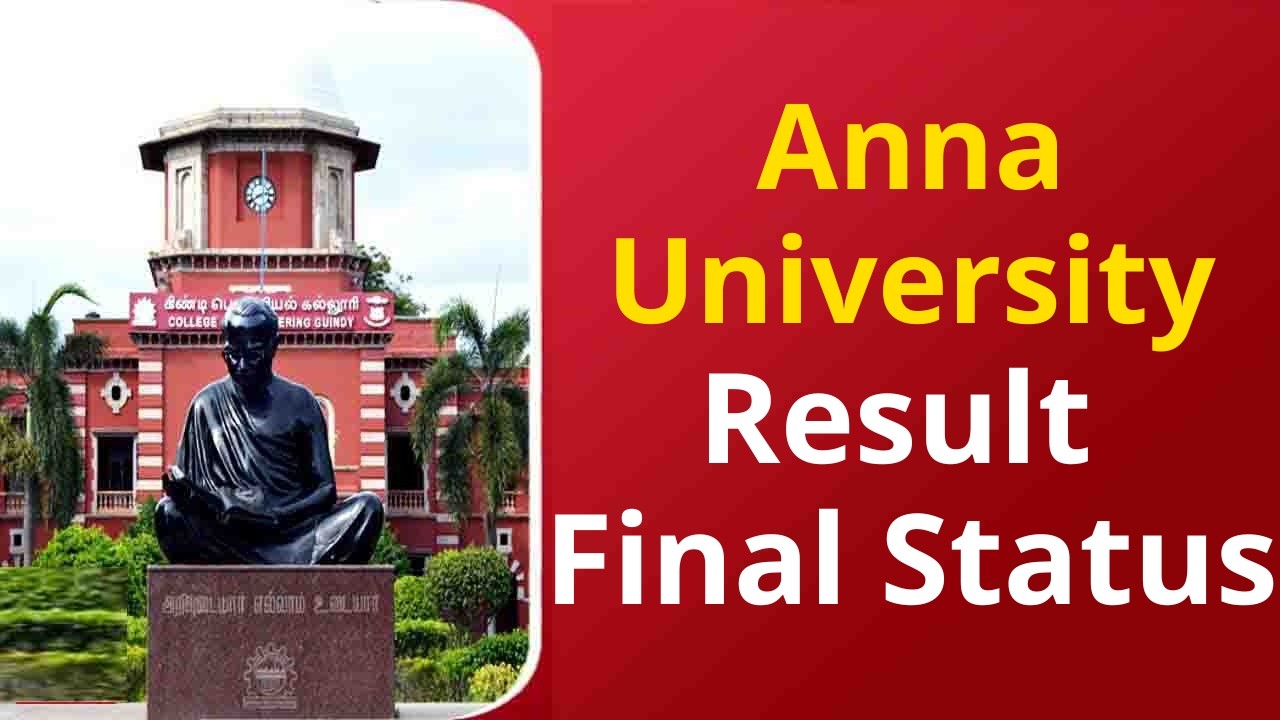 Anna University Results Status Update Today