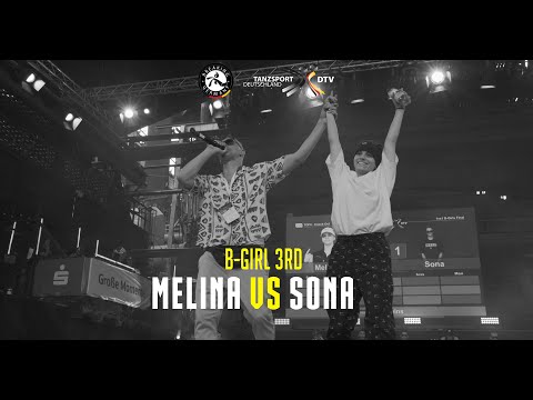 Die Finals 2023: Melina vs Sona | B-GIRL 3RD PLACE | GERMAN BREAKING CHAMPIONSHIP