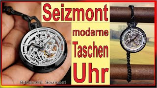 Seizmont Taschenuhr Sigvard Agito [ unboxing & first look ] mechanische Skelettuhr als Taschenuhr