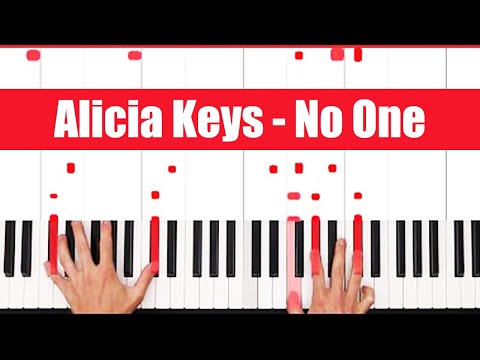 No One Alicia Keys Piano Tutorial Lick
