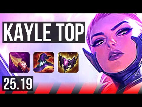 KAYLE vs RENEKTON (TOP) | 10/0/1, Rank 6 Kayle, Legendary, 1000+ games | KR Master | 25.19
