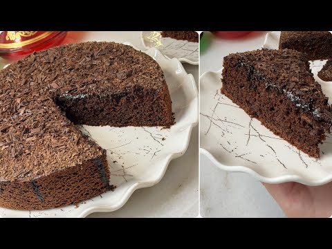 مستحيل تشوفيها ومتجربيهاش🫣كيكة شوكولا هشيشة تذوووب فالفم😋