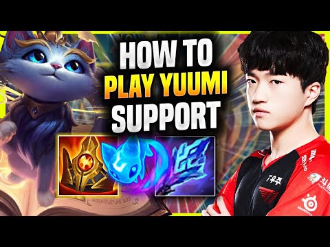 LEARN HOW TO PLAY YUUMI SUPPORT LIKE A PRO! - T1 Keria Plays Yuumi Support vs Pyke! | Season 2022