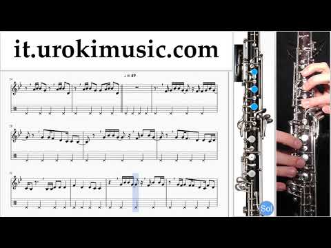Corso di Oboe Major Lazer & DJ Snake - Lean On Tablature Tab Parte#2 um-i276