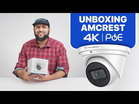 Amcrest Turret 4K POE IP Camera Model IP8M-T2599EW Unboxing & Feature Overview