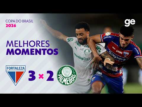 Gols e melhores lances de Fortaleza x Palmeiras